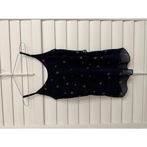 Cabi Paprika tiered cami tank top with a floral print size Medium